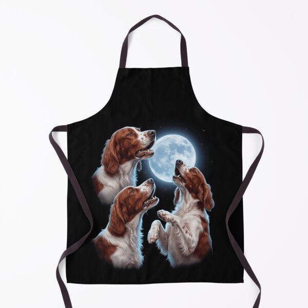 Item preview, Irish Red And White Setter Howling Moon Art Dog Owner designed and sold by TerryConnells.