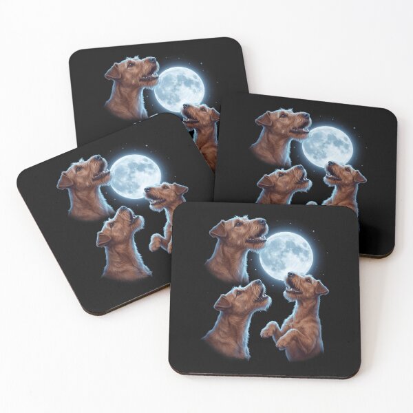 Item preview, Irish Terrier Howling Moon Art Dog Owner designed and sold by TerryConnells.