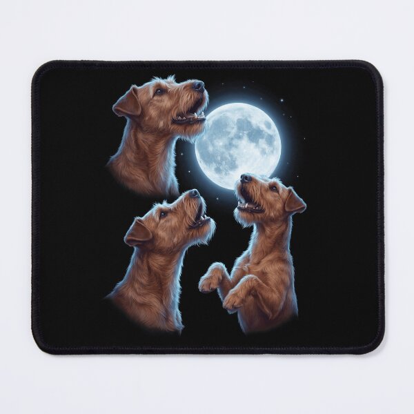 Item preview, Irish Terrier Howling Moon Art Dog Owner designed and sold by TerryConnells.