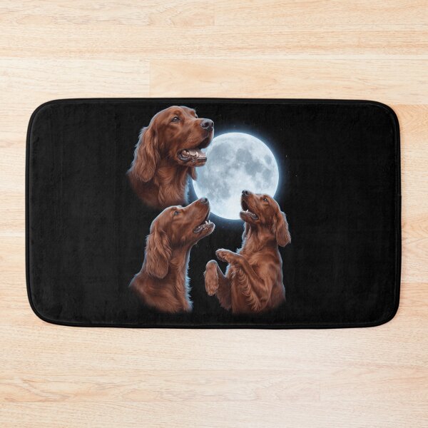 Item preview, Irish Setter Howling Moon Art Dog Owner designed and sold by TerryConnells.