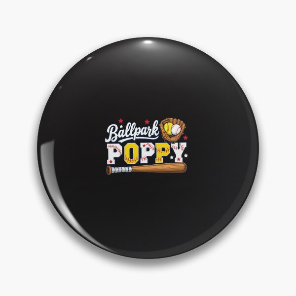 Item preview, Cute Ballpark Poppy Softball Grandpa Baseball Lover Design designed and sold by kiralynstration.