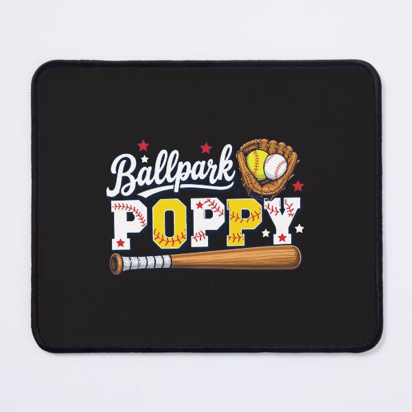 Item preview, Cute Ballpark Poppy Softball Grandpa Baseball Lover Design designed and sold by kiralynstration.