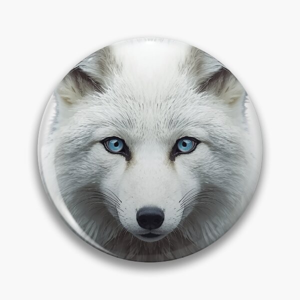 Item preview, Arctic Fox Portrait – Minimalist White Fox Design designed and sold by SpeedProduction.
