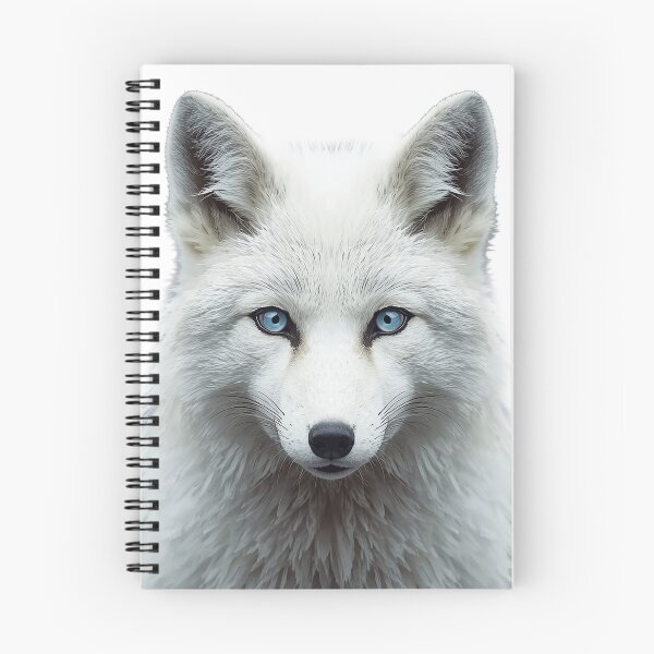 Item preview, Arctic Fox Portrait – Minimalist White Fox Design designed and sold by SpeedProduction.