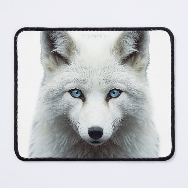 Item preview, Arctic Fox Portrait – Minimalist White Fox Design designed and sold by SpeedProduction.