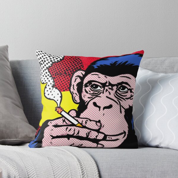 Item preview, Pop Art Smoking Chimpanzee designed and sold by lautir.
