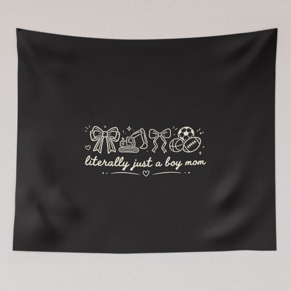 Item preview, Coquette Mama Literally Just A Boy Mom Funny Mothers Day Design designed and sold by kiralynstration.