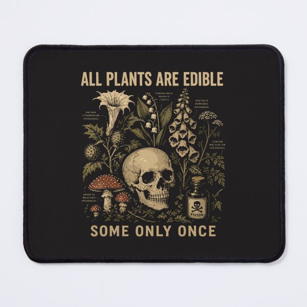 Item preview, Funny Botany All Plants Are Edible Some Only Once Design designed and sold by kiralynstration.