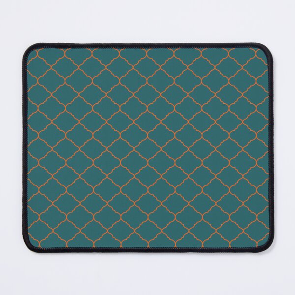 Item preview, Moroccan Quatrefoil Seamless Pattern – Teal & Copper Boho Lattice Design designed and sold by Zaya_art.
