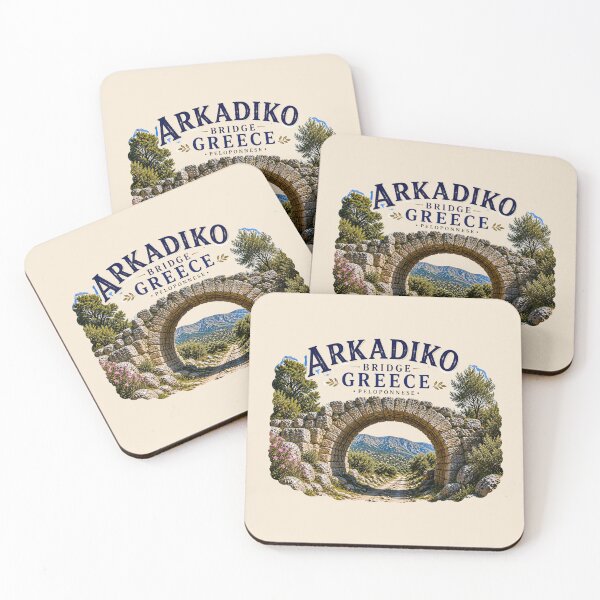 Item preview, Arkadiko Bridge, Greece Ancient Stone Arch designed and sold by Myra365Art.