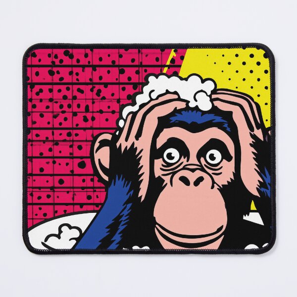 Item preview, Chimpanzee in a Colorful Bath designed and sold by lautir.