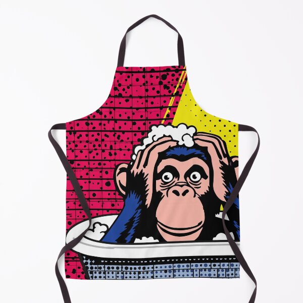 Item preview, Chimpanzee in a Colorful Bath designed and sold by lautir.