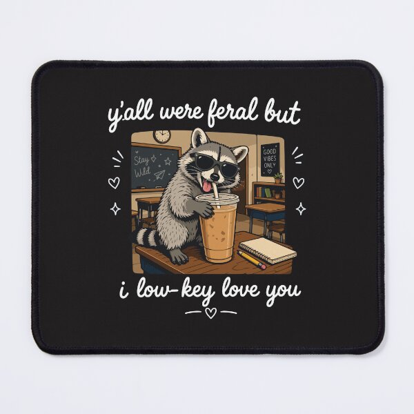 Item preview, Retro Yall Were Feral But I Low Key Love You Teacher Design designed and sold by kiralynstration.