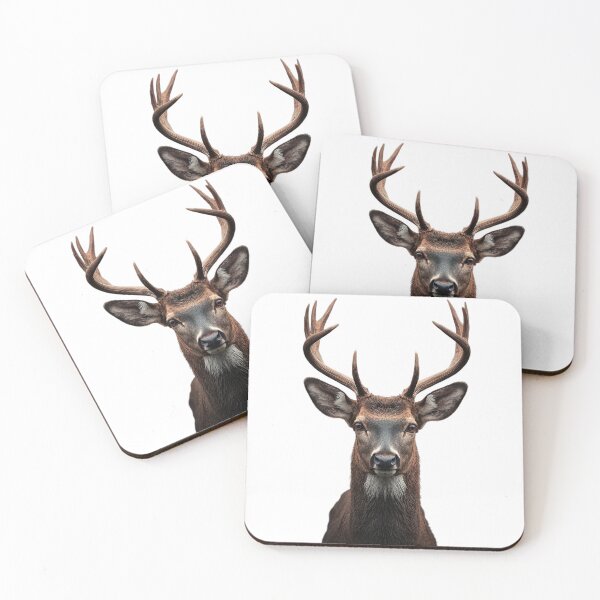 Item preview, Forest Deer Portrait – Minimalist Stag Design designed and sold by SpeedProduction.