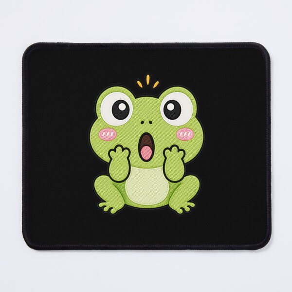 Item preview, Surprised Frog Cute Kawaii Cartoon Design designed and sold by ColorSplash123.
