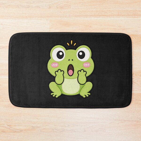 Item preview, Surprised Frog Cute Kawaii Cartoon Design designed and sold by ColorSplash123.
