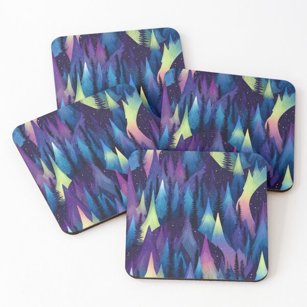 Item preview, Copy of Aurora Borealis Night Sky Abstract Pattern designed and sold by NicolasGlowArt.