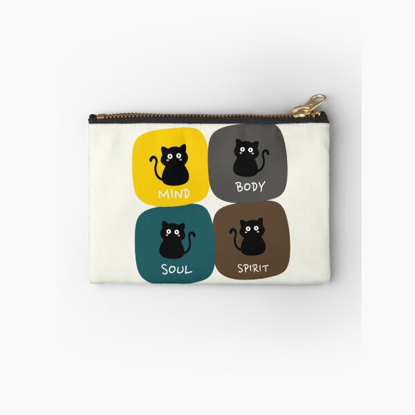 Item preview, Mind Body Soul Spirit - 4 cats - self care designed and sold by Drishya-Designs.