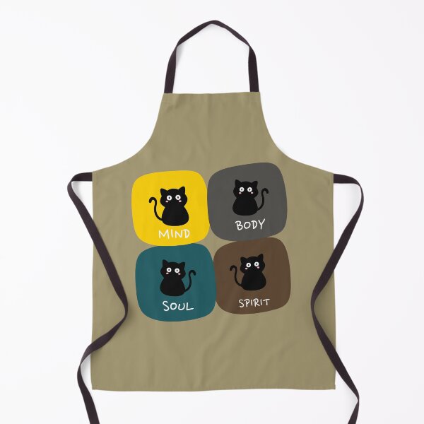 Item preview, Mind Body Soul Spirit - 4 cats - self care designed and sold by Drishya-Designs.