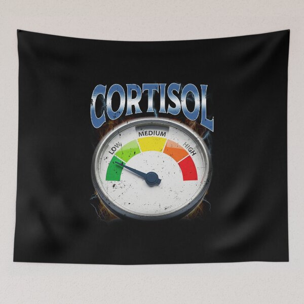 Item preview, Low Cortisol Level Gauge Deadpan Meme designed and sold by elderberry.