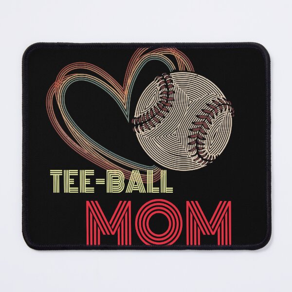 Item preview, Retro Tee Ball Mom Heart Design designed and sold by LarryMBrown.