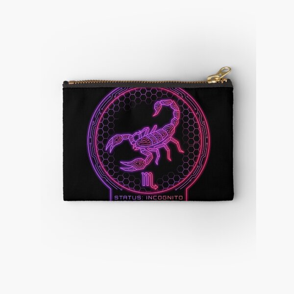 Item preview, Scorpio Cyberpunk Zodiac Status Incognito Mode Funny Astrology Design designed and sold by StillWildink.