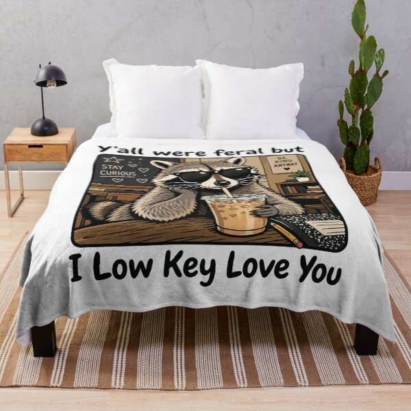 Item preview, Yall Were Feral But I Low Key Love You Funny Retro Design designed and sold by kiralynstration.