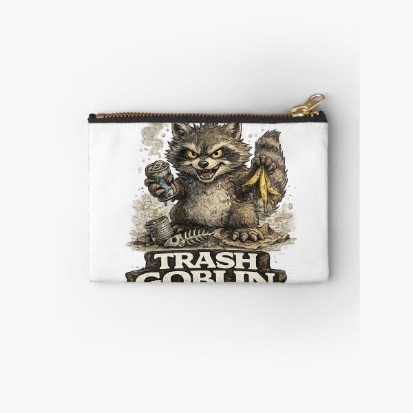 Item preview, Trash Goblin Raccoon – Tiny Villains Series Funny Chaos Raccoon designed and sold by MoodMinistry.