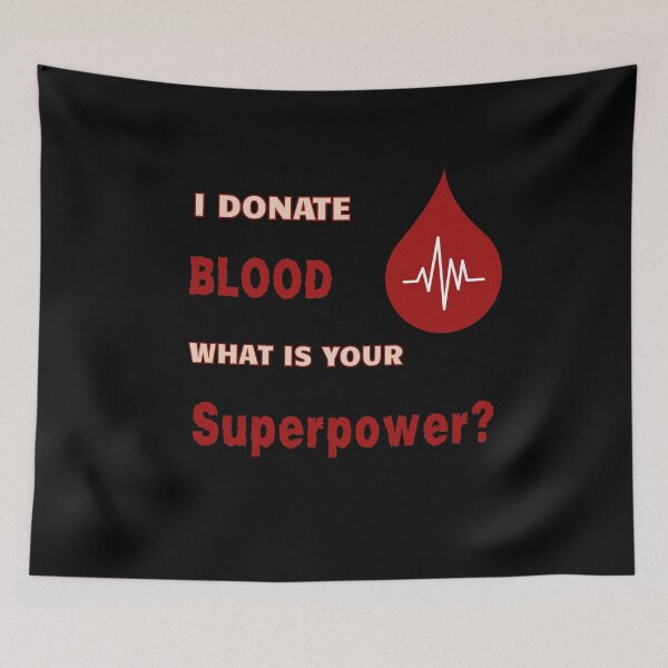 Item preview, Blood Donor Superpower- Minimalistic Design for Blood Donors designed and sold by AtushaSpark.