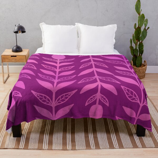 Item preview, Purple and Pink Botanical Print  designed and sold by JaygiesDesign.