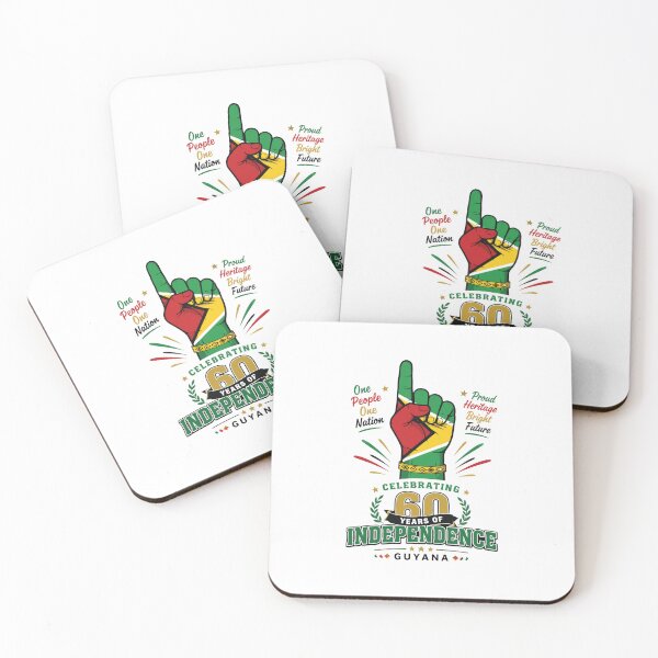 Item preview, Guyana 60 Years Of Independence Patriotic Diamond Jubilee Design designed and sold by kiralynstration.