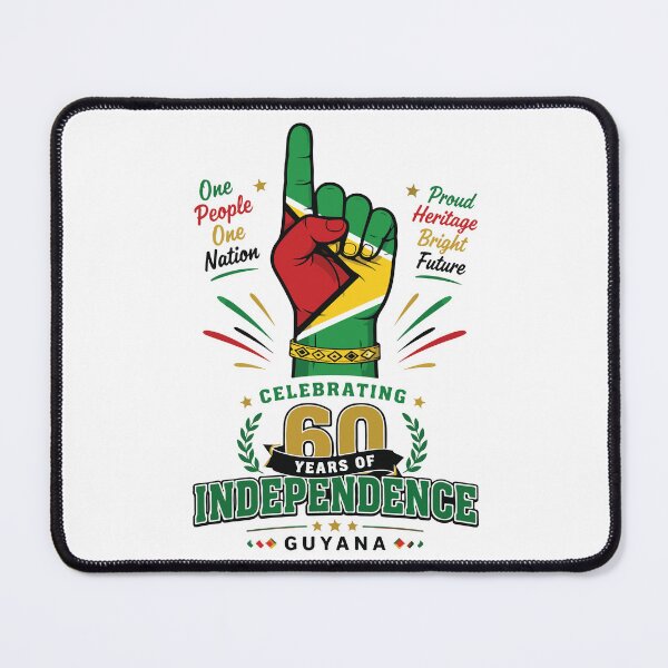 Item preview, Guyana 60 Years Of Independence Patriotic Diamond Jubilee Design designed and sold by kiralynstration.
