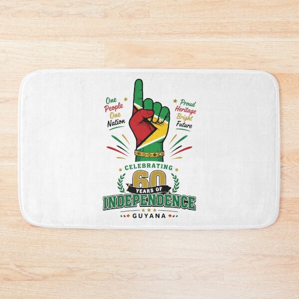 Item preview, Guyana 60 Years Of Independence Patriotic Diamond Jubilee Design designed and sold by kiralynstration.