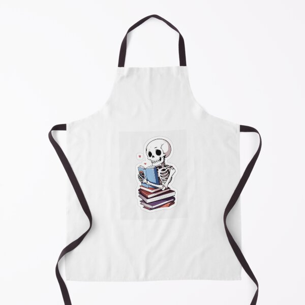 Item preview, Eternal Student" – Cute Skeleton Reading a Book Sticker designed and sold by UrbanCanvas 111.