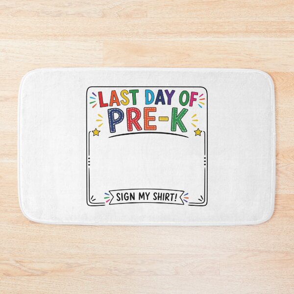 Item preview, Last Day Of Pre K Sign My Shirt Kids Graduation Autograph Design designed and sold by kiralynstration.
