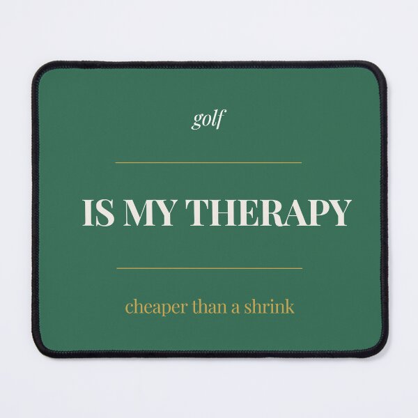 Item preview, Golf Is My Therapy Cheaper Than A Shrink - Funny Golf Shirt designed and sold by ProdlyTees.