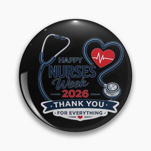 Item preview, Happy Nurses Week 2026 Thank You – Stethoscope Heart Art | Nurse Appreciation Gift designed and sold by irfanshikh.