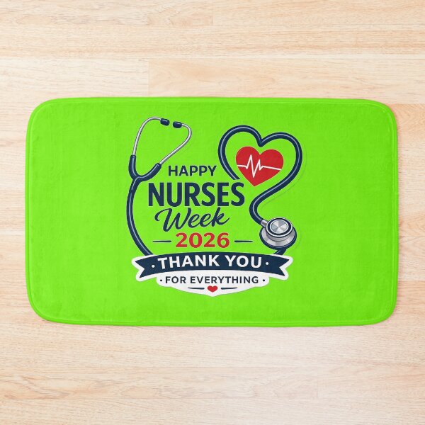 Item preview, Happy Nurses Week 2026 Thank You – Stethoscope Heart Art | Nurse Appreciation Gift designed and sold by irfanshikh.
