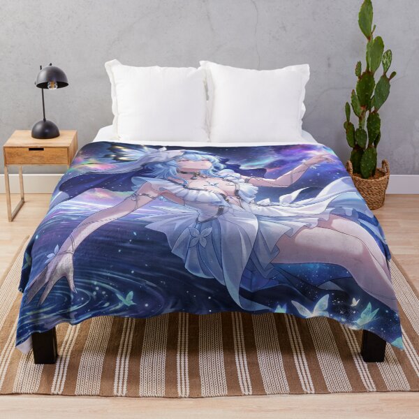 Item preview, Shorekeeper // Wuthering Waves Illustration -Blue Galaxy Water Aesthetic Ethereal Anime Art designed and sold by Astraphyllia.