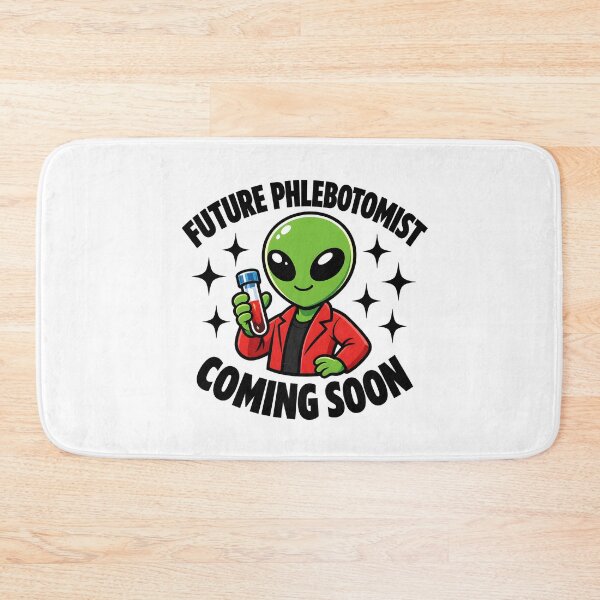 Item preview, Funny Alien Phlebotomist Coming Soon Cute Sci-Fi Medical Lab Tech Graduation Week Design designed and sold by ClinicalHubs.