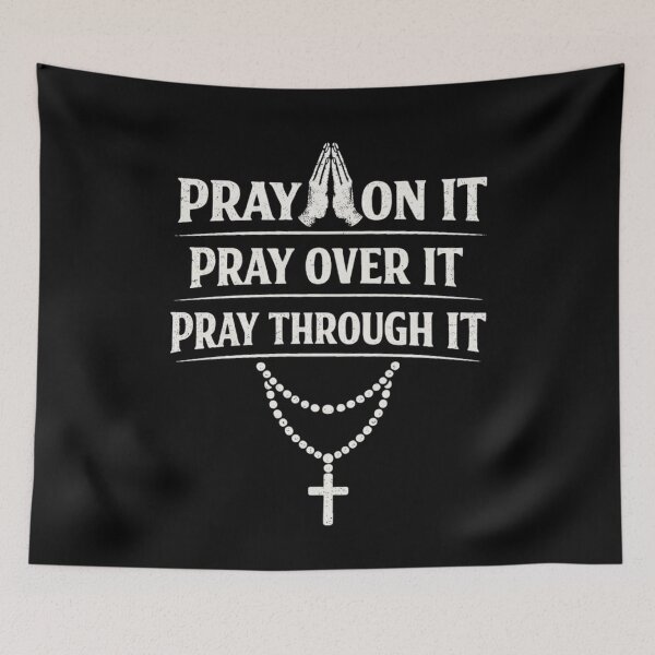 Item preview, Pray On It – Faith & Strength Design designed and sold by magziIIa.
