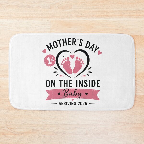 Item preview, Funny First Mothers Day On The Inside Baby 2026 Mama Design designed and sold by kiralynstration.