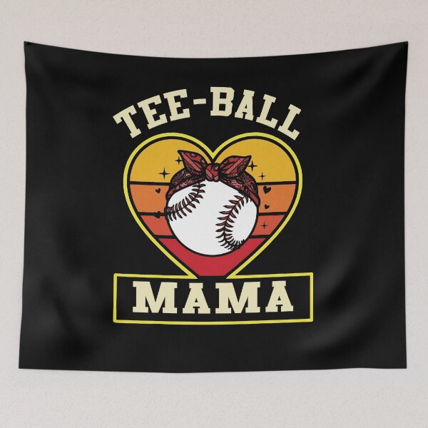 Item preview, Vintage Tee Ball Mama Heart Design designed and sold by LarryMBrown.