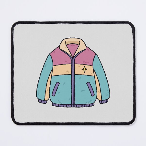 Item preview, Retro 90s Fleece Pastel Colorblock Jacket designed and sold by Anne97s.