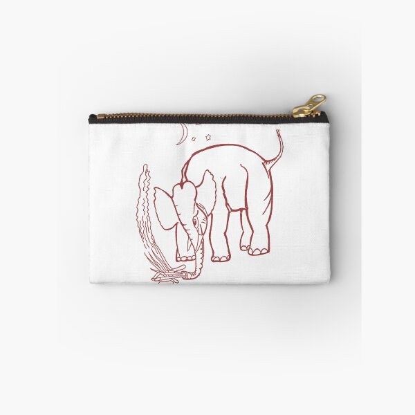 Item preview, Red Line Art Elephant designed and sold by KirinStudio.