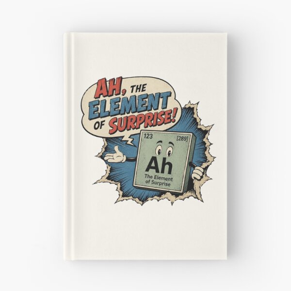 Item preview, Ah The Element of Surprise Retro Comic  designed and sold by FilmThreadCo.