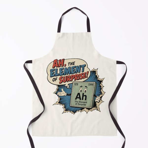 Item preview, Ah The Element of Surprise Retro Comic  designed and sold by FilmThreadCo.