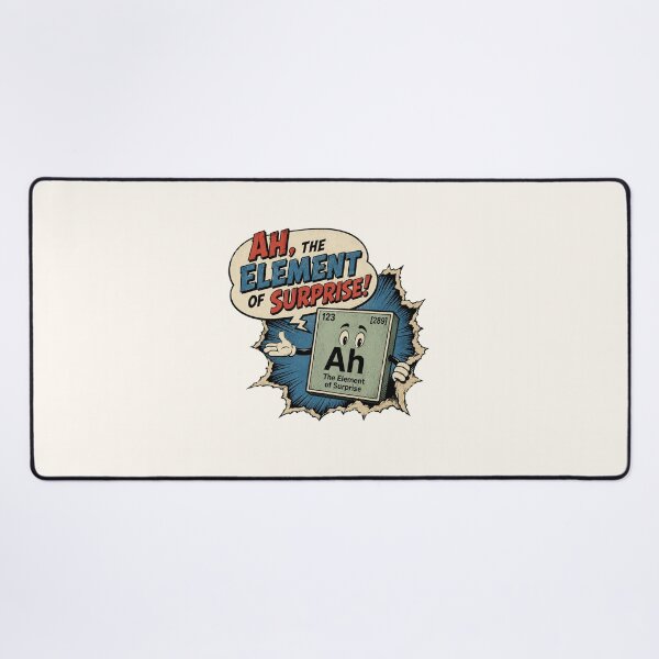 Item preview, Ah The Element of Surprise Retro Comic  designed and sold by FilmThreadCo.