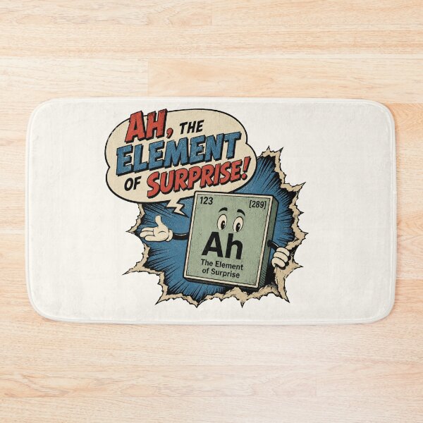 Item preview, Ah The Element of Surprise Retro Comic  designed and sold by FilmThreadCo.