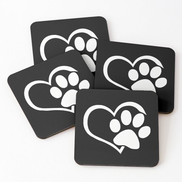 Item preview, Dog Puppy Shirt - I Love Dogs Paw Print Heart Cute Women Men designed and sold by OlyvieArt.